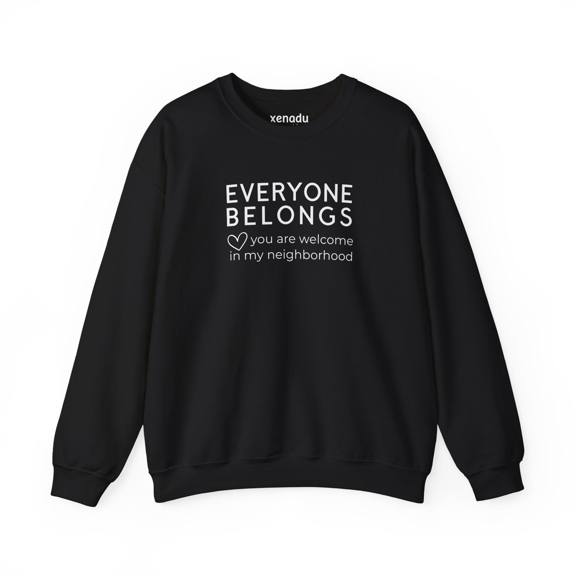 Everyone Belongs Sweatshirt Black Sweatshirt