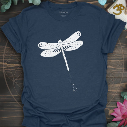Celestial Dragonfly Tee Heather Navy T-Shirt