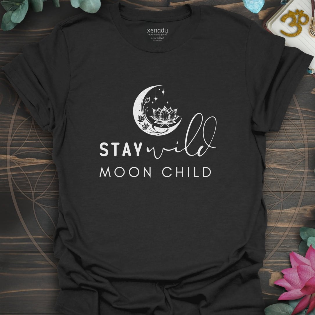 Stay Wild Moon Child Tee Black T-Shirt