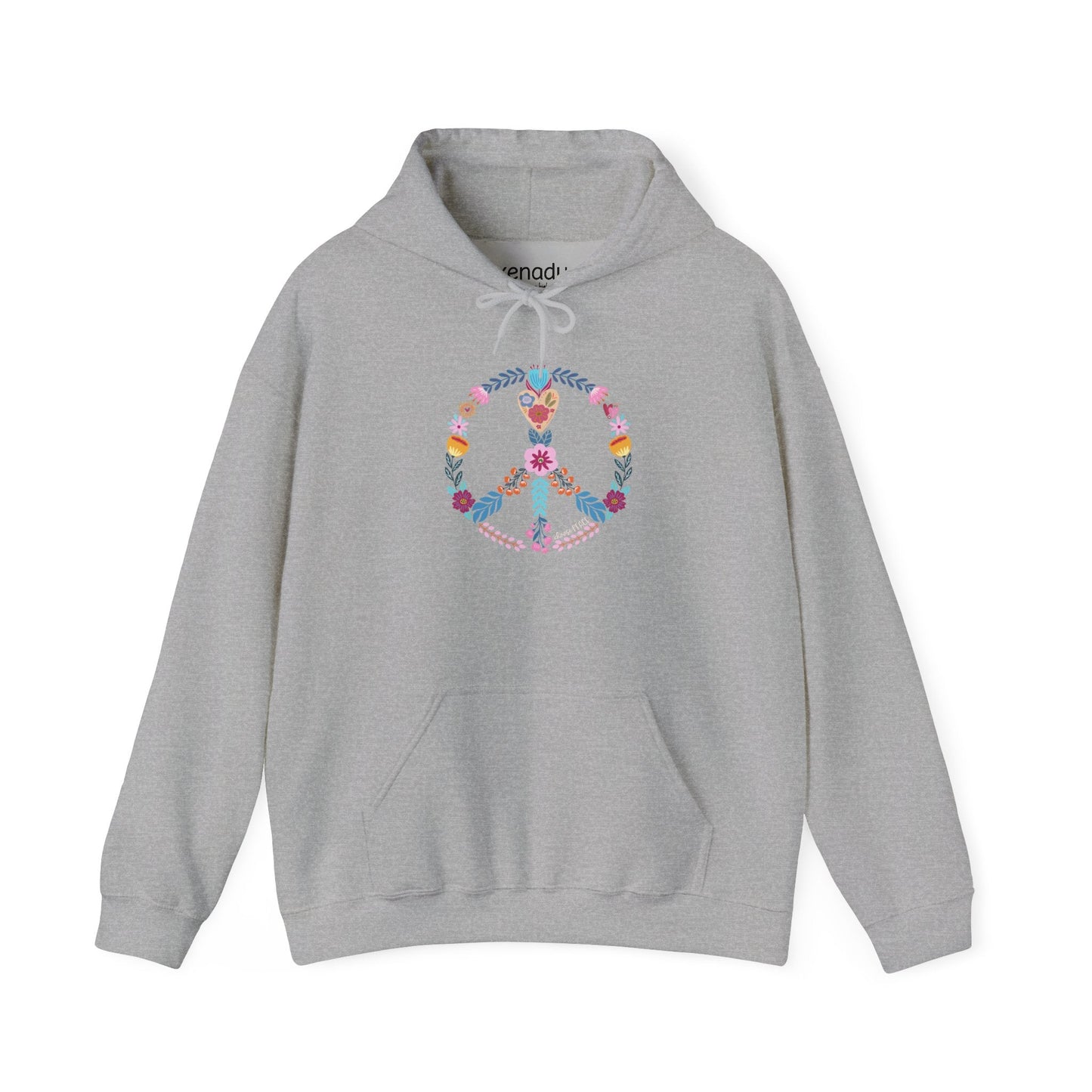 Choose Peace Hoodie Sport Grey Hoodie