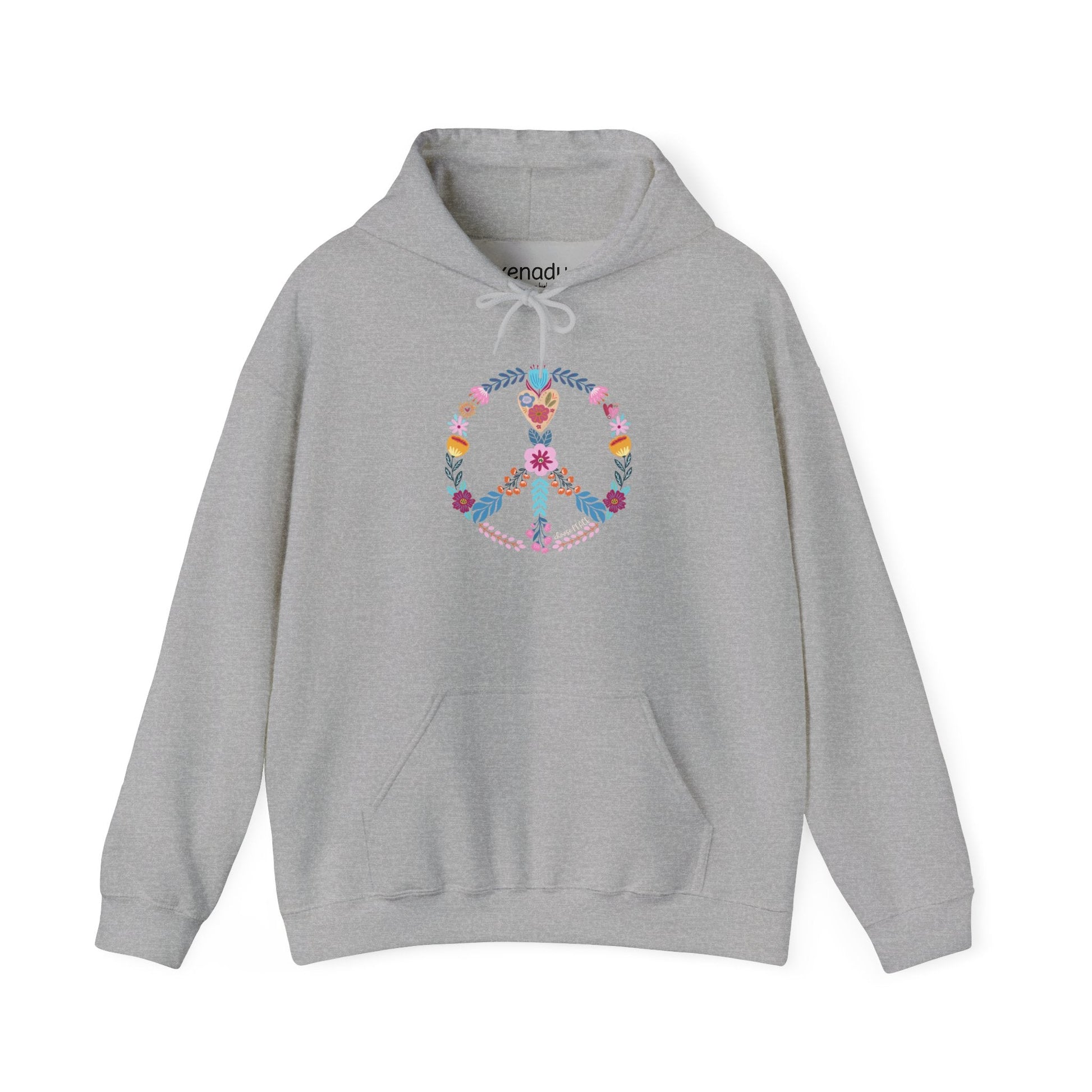 Choose Peace Hoodie Sport Grey Hoodie