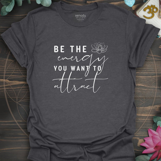 Be The Energy Tee Dark Heather Grey T-Shirt