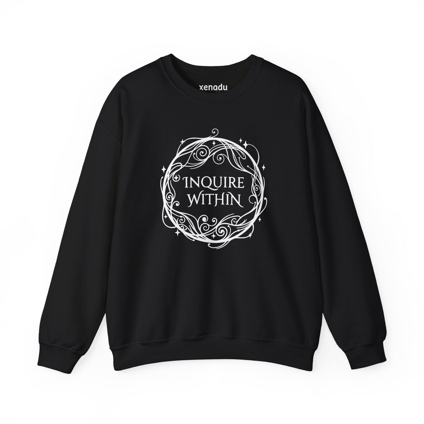Inquire Within Sweatshirt Black Sweatshirt