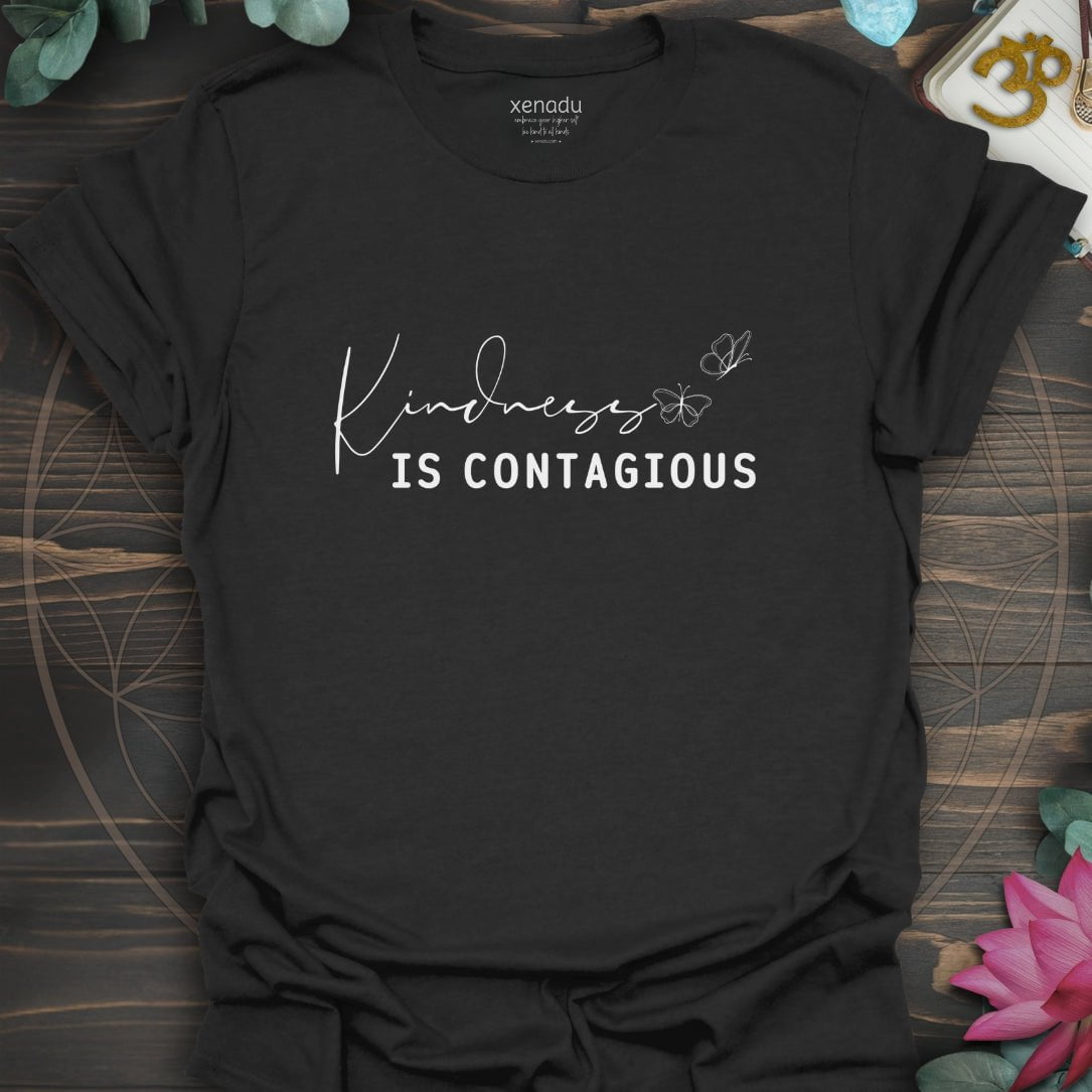 Kindness Is Contagious Tee Black T-Shirt