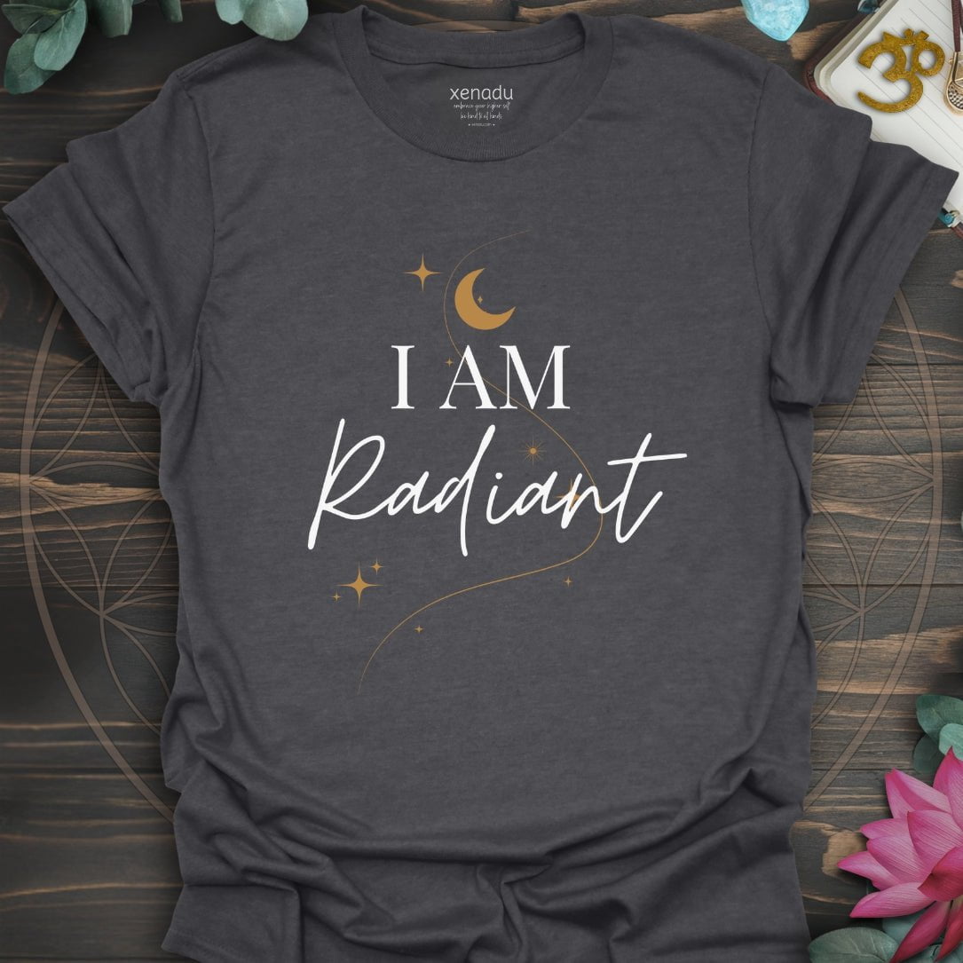 I Am Radiant Tee Dark Heather Grey T-Shirt