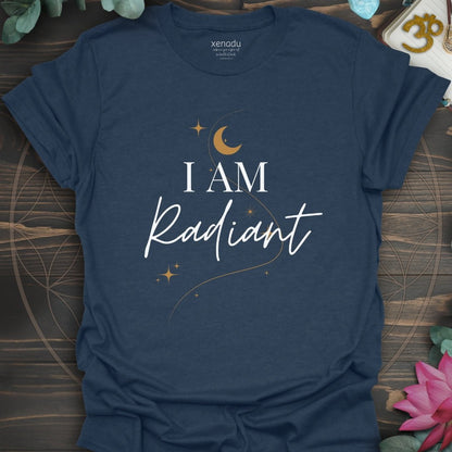 I Am Radiant Tee Heather Navy T-Shirt