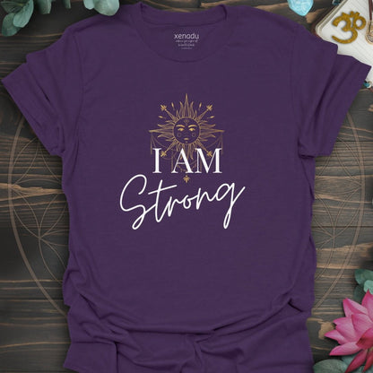 I Am Strong Tee Purple T-Shirt