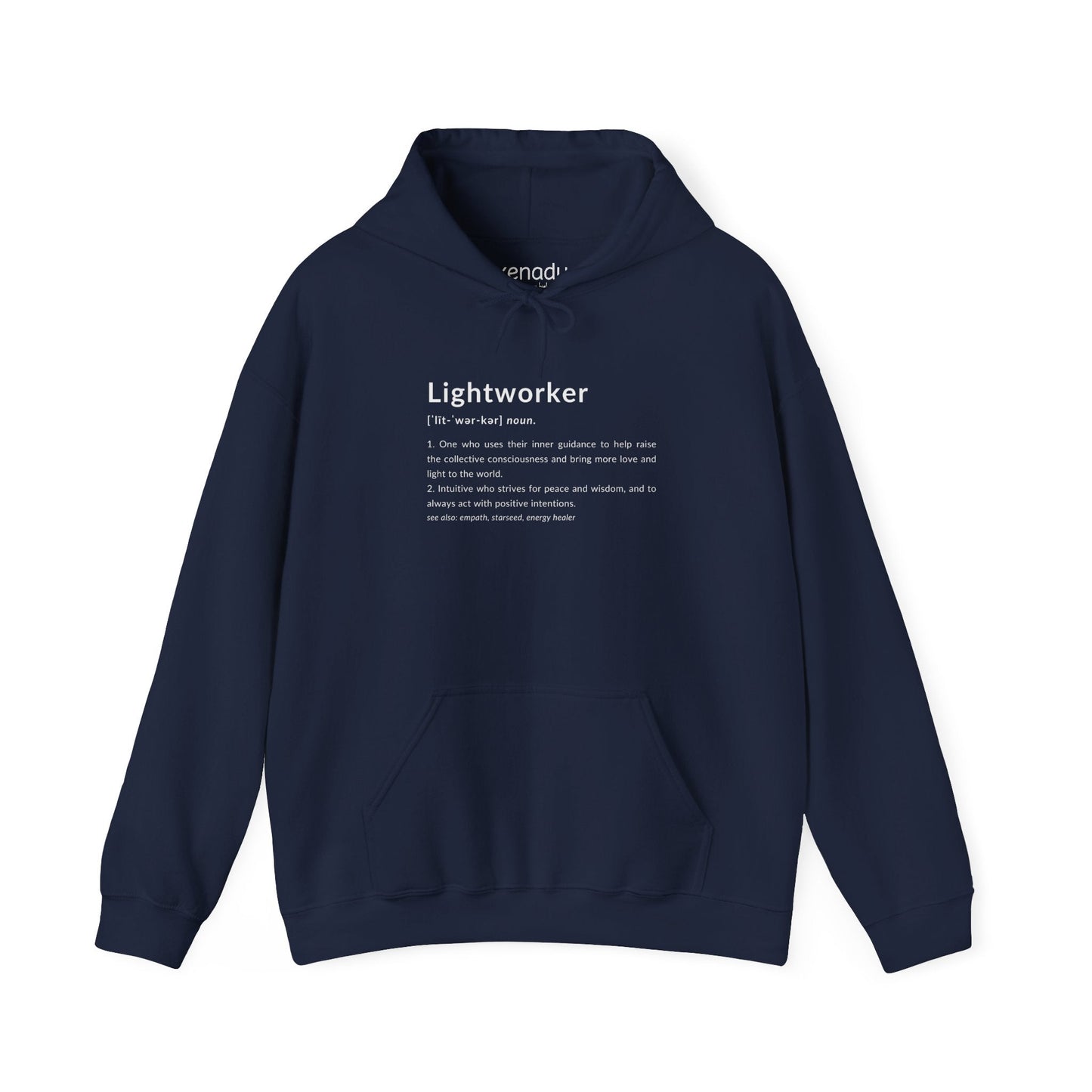 Lightworker Definition Hoodie Navy Hoodie