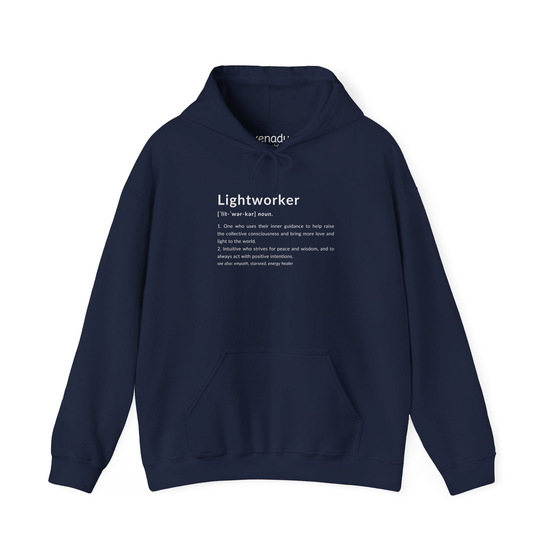 Lightworker Definition Hoodie Navy Hoodie