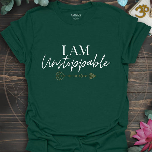 I Am Unstoppable Tee Forest Green T-Shirt