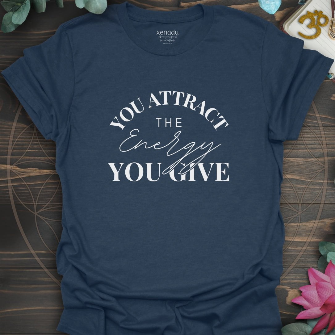 Attract the Energy Tee Heather Navy T-Shirt