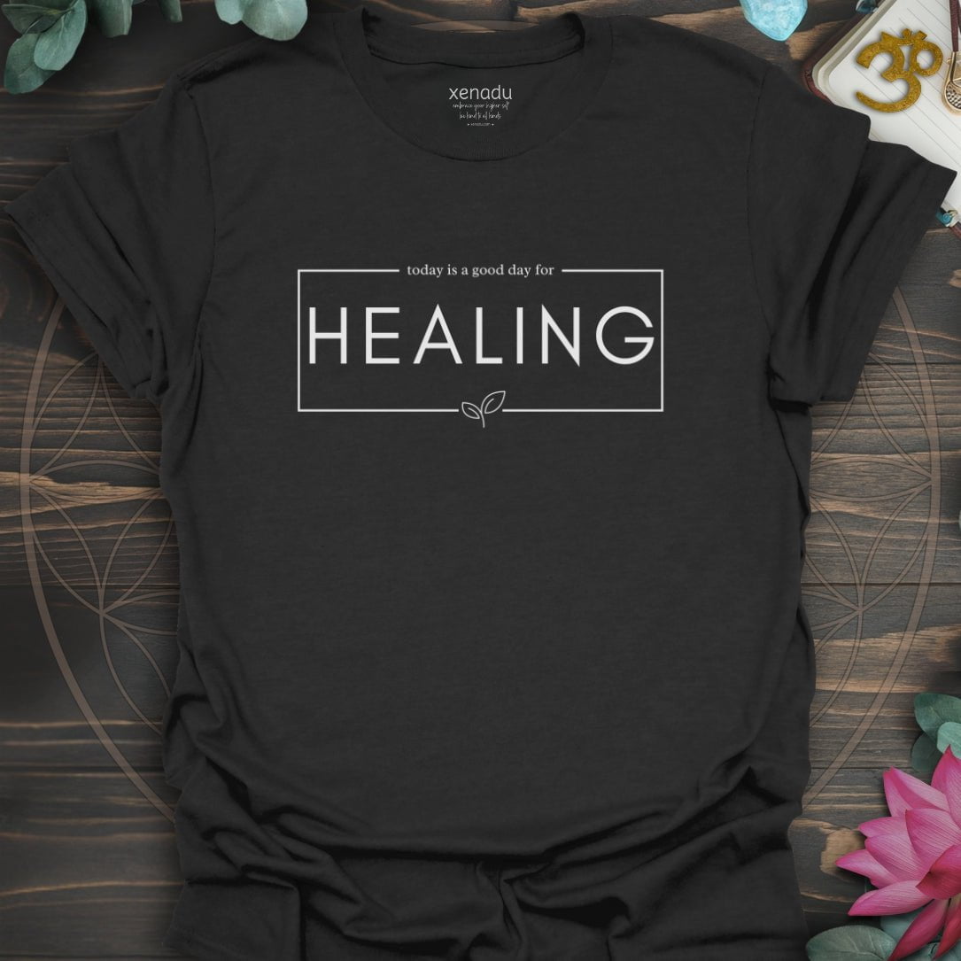 Good Day for Healing Tee Black T-Shirt