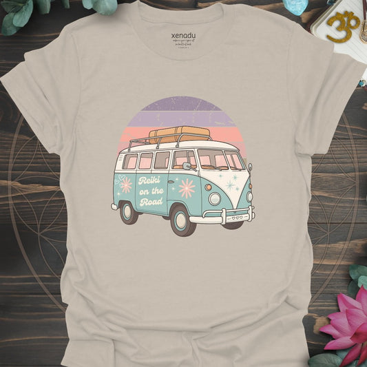 Reiki on the Road Tee Sand T-Shirt