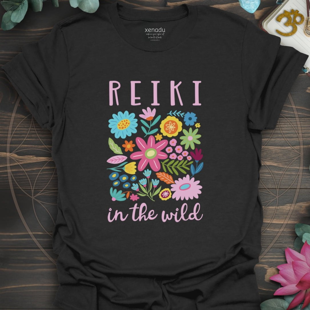 Reiki in the Wild Tee Black T-Shirt