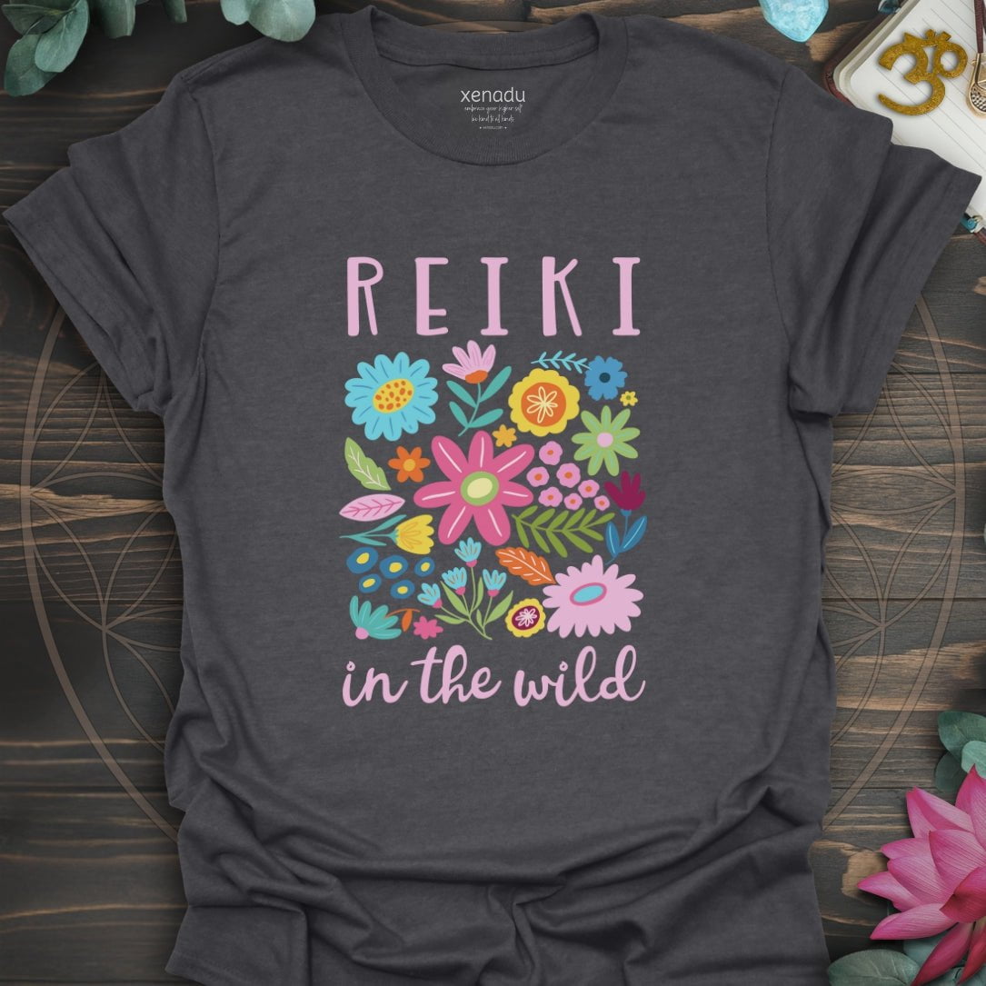 Reiki in the Wild Tee Dark Heather Grey T-Shirt