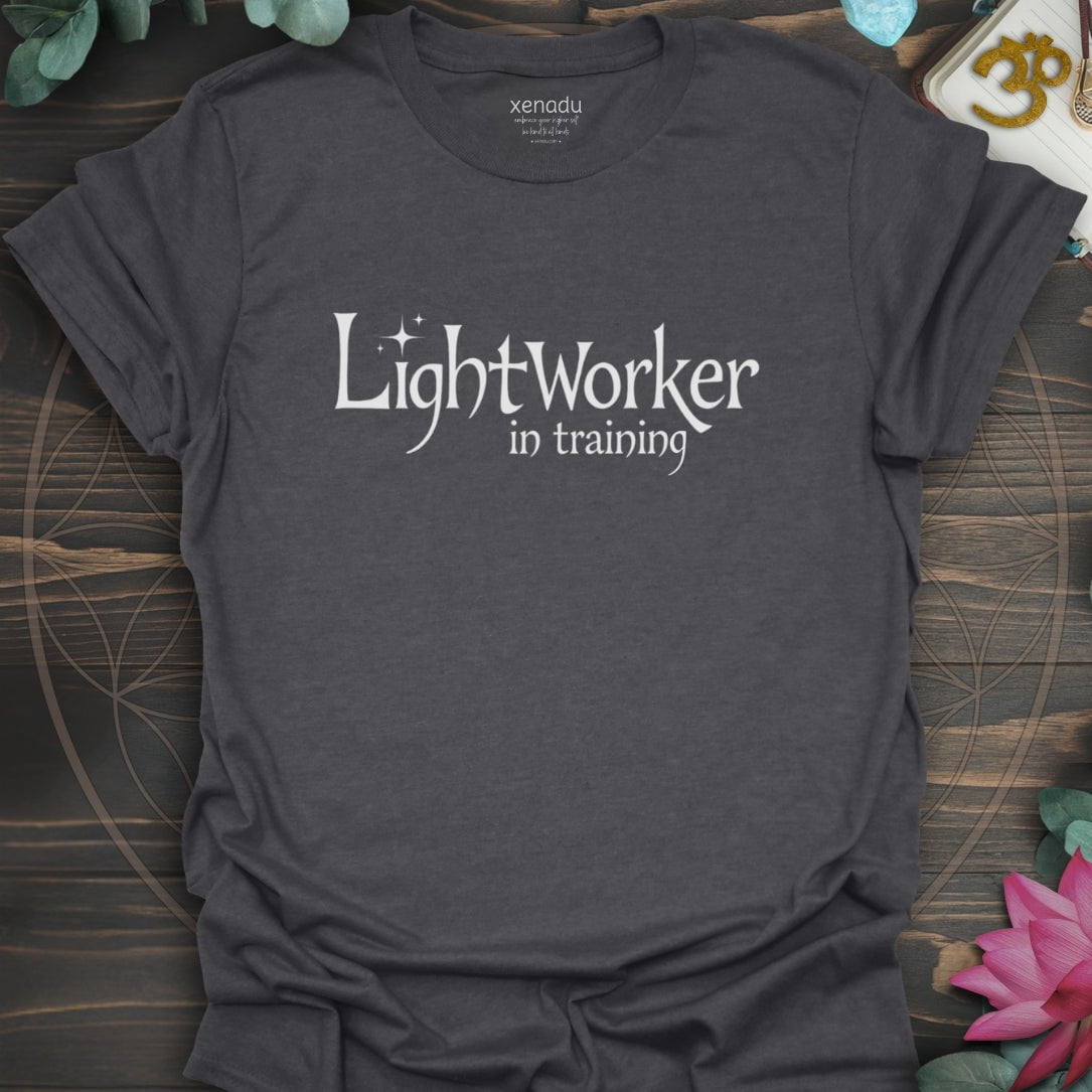 Lightworker in Training Tee Dark Heather Grey T-Shirt
