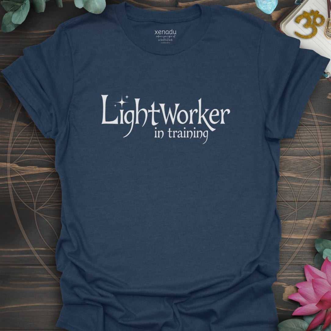 Lightworker in Training Tee Heather Navy T-Shirt