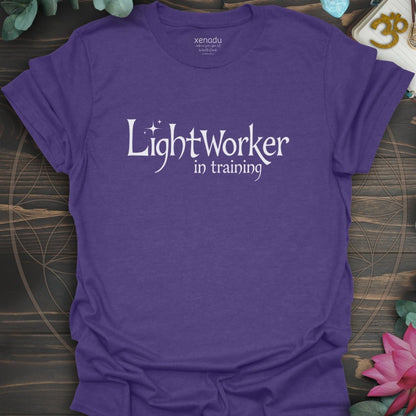Lightworker in Training Tee Heather Purple T-Shirt