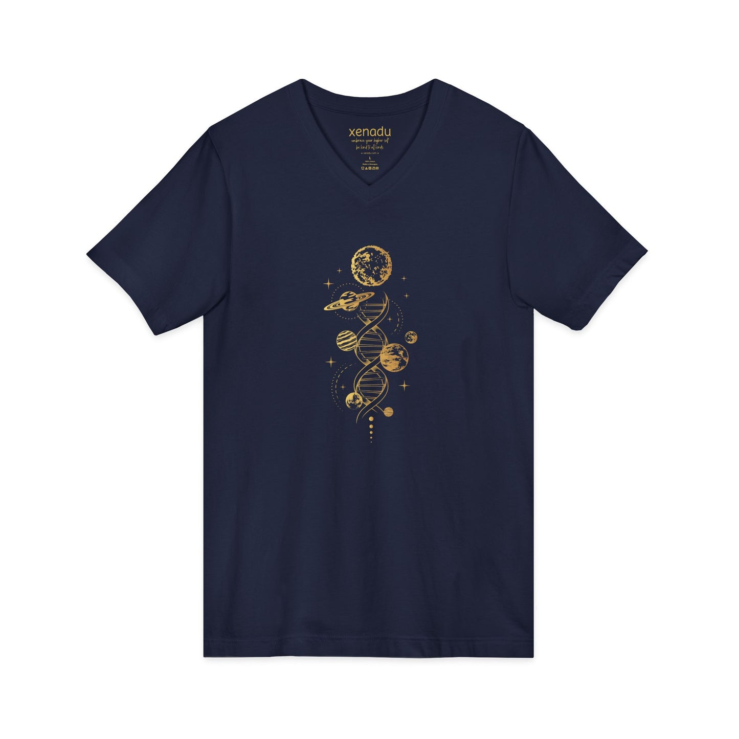 Cosmic DNA V-Neck Tee V-neck
