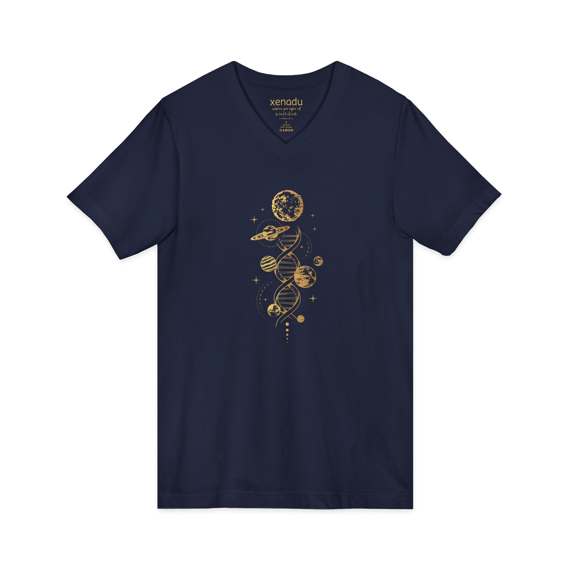 Cosmic DNA V-Neck Tee V-neck