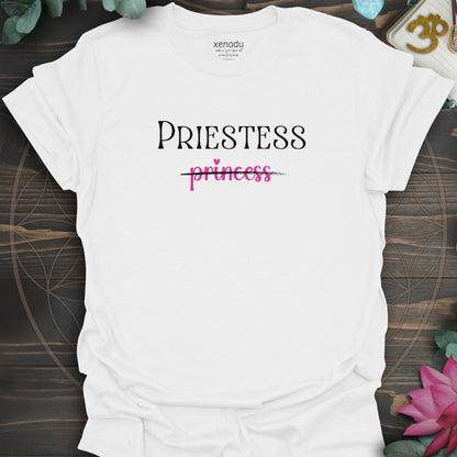 Priestess Not Princess Tee White T-Shirt