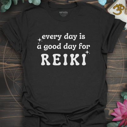 Every Day is For Reiki Tee Black T-Shirt