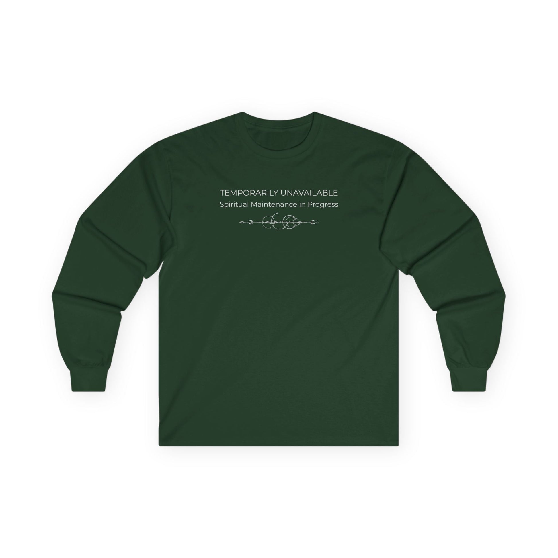 Spiritual Maintenance Long Sleeve Tee Forest Green Long-sleeve