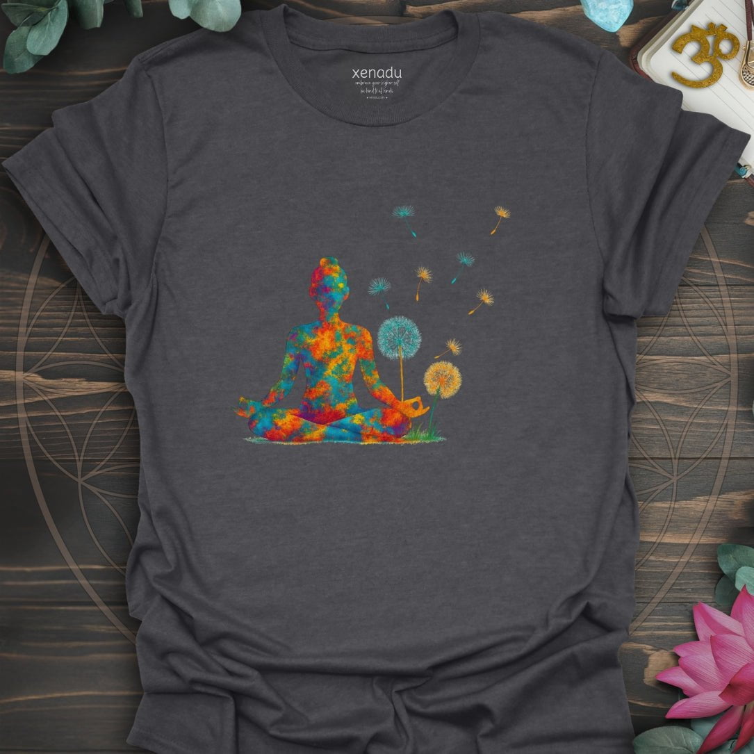 Dandelion Dharma Tee Dark Heather Grey T-Shirt