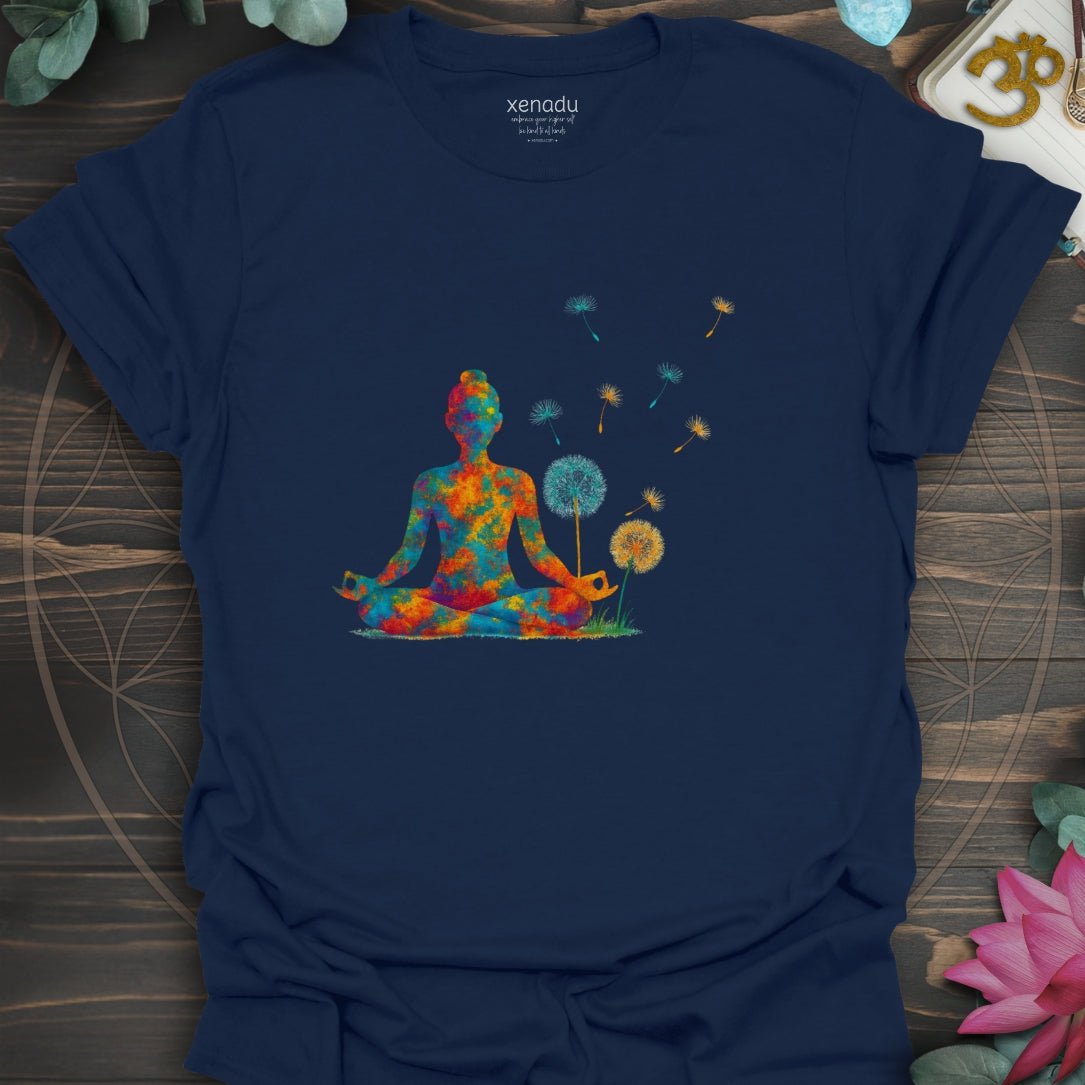 Dandelion Dharma Tee Navy T-Shirt