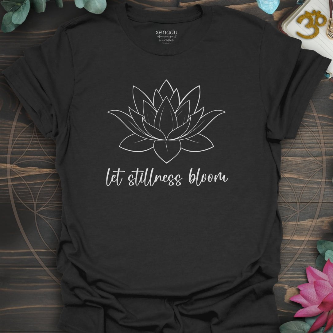 Lotus in Bloom Tee Black T-Shirt