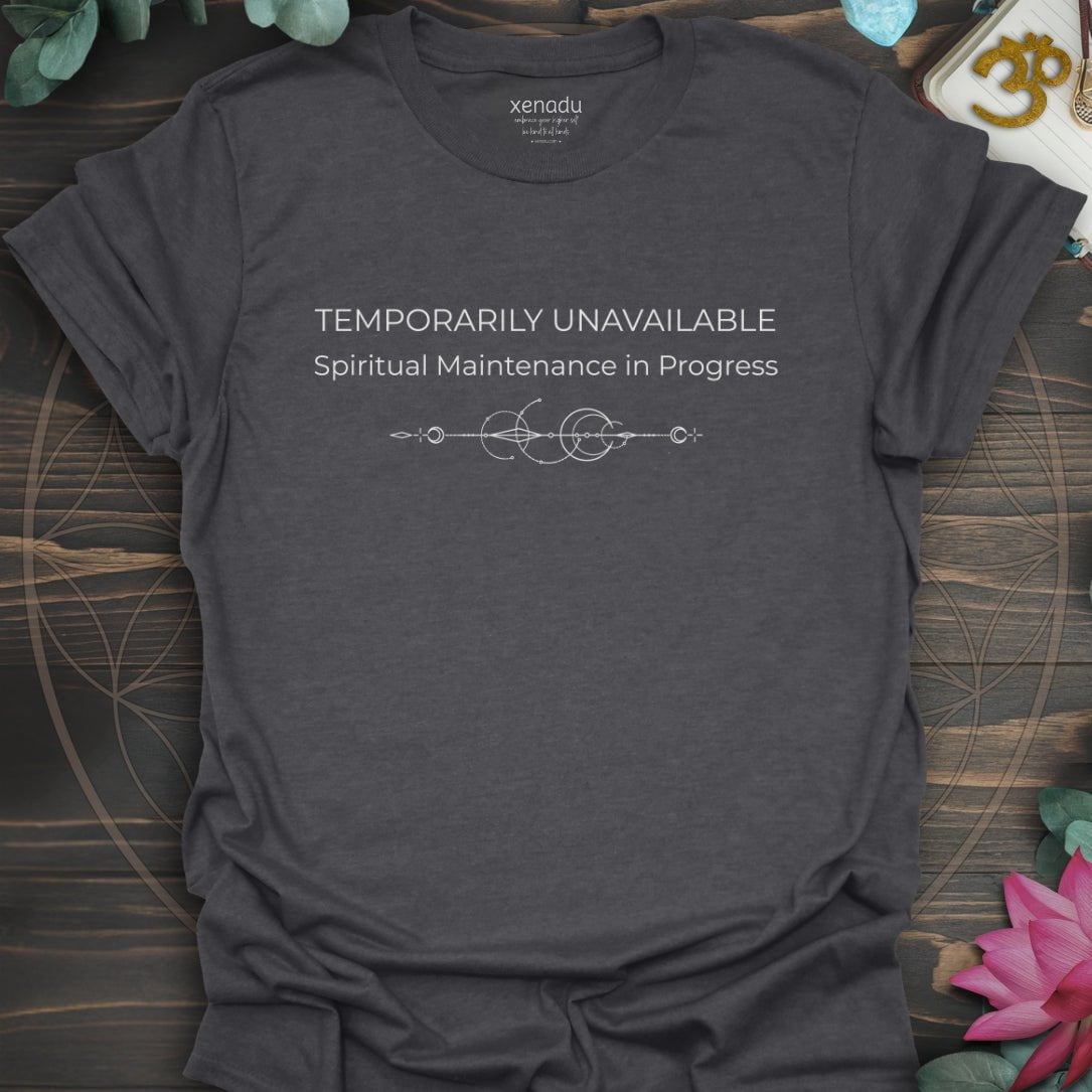 Spiritual Maintenance Tee Dark Heather Grey T-Shirt