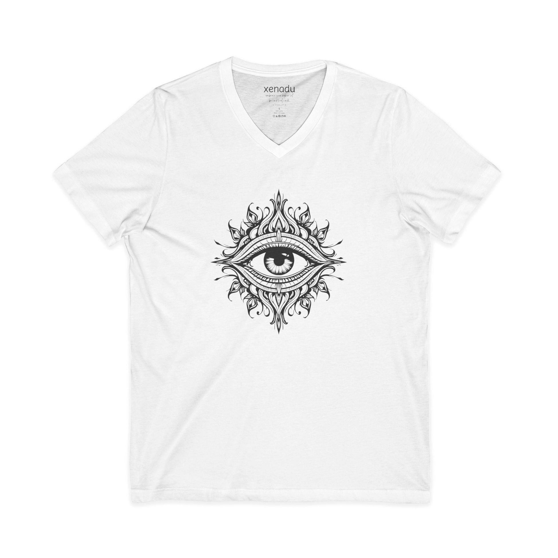 Third Eye V-Neck Tee White V-neck