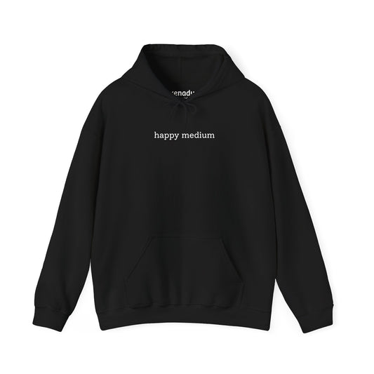 Happy Medium Hoodie Black Hoodie