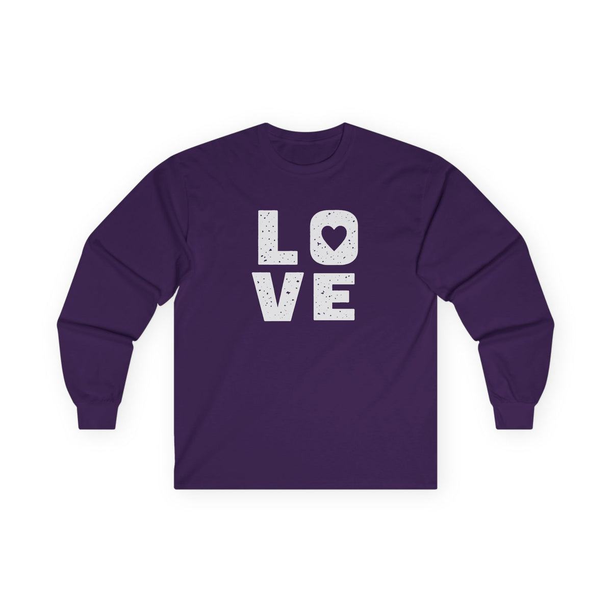 Big Love Long Sleeve Tee Purple Long-sleeve