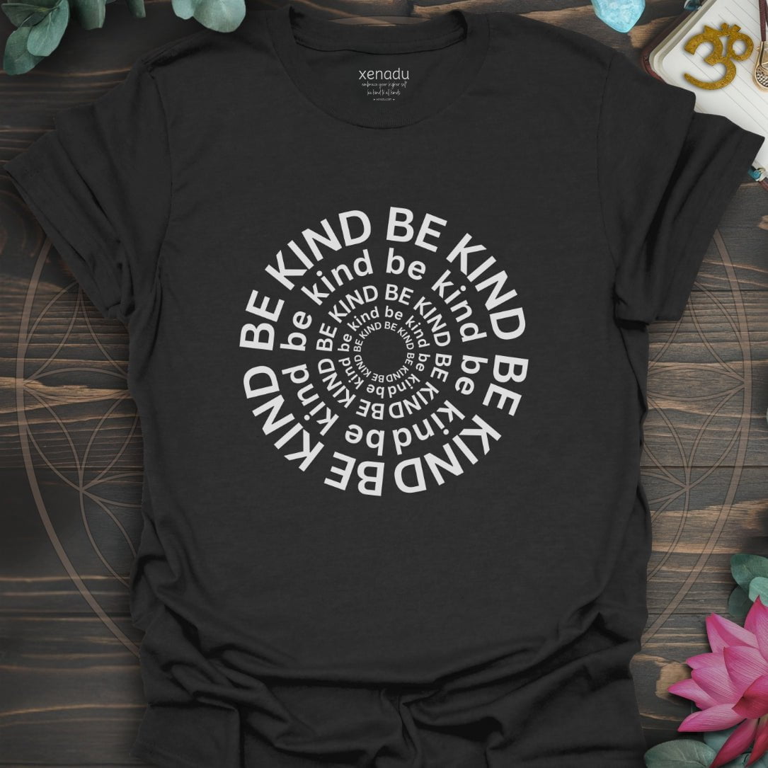 Be Kind Circle Tee Black T-Shirt