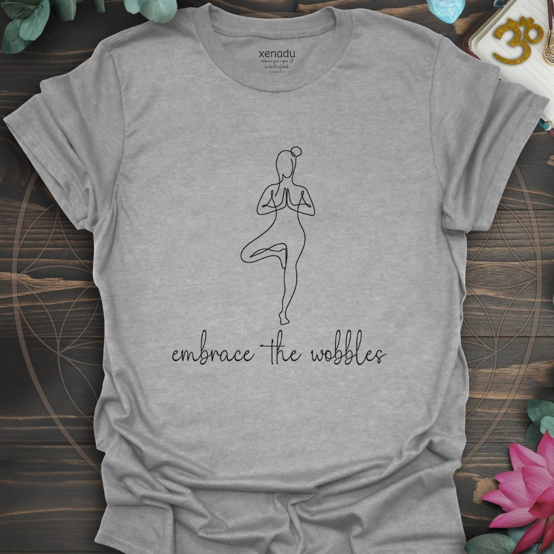 Embrace the Wobbles Tee Sport Grey T-Shirt