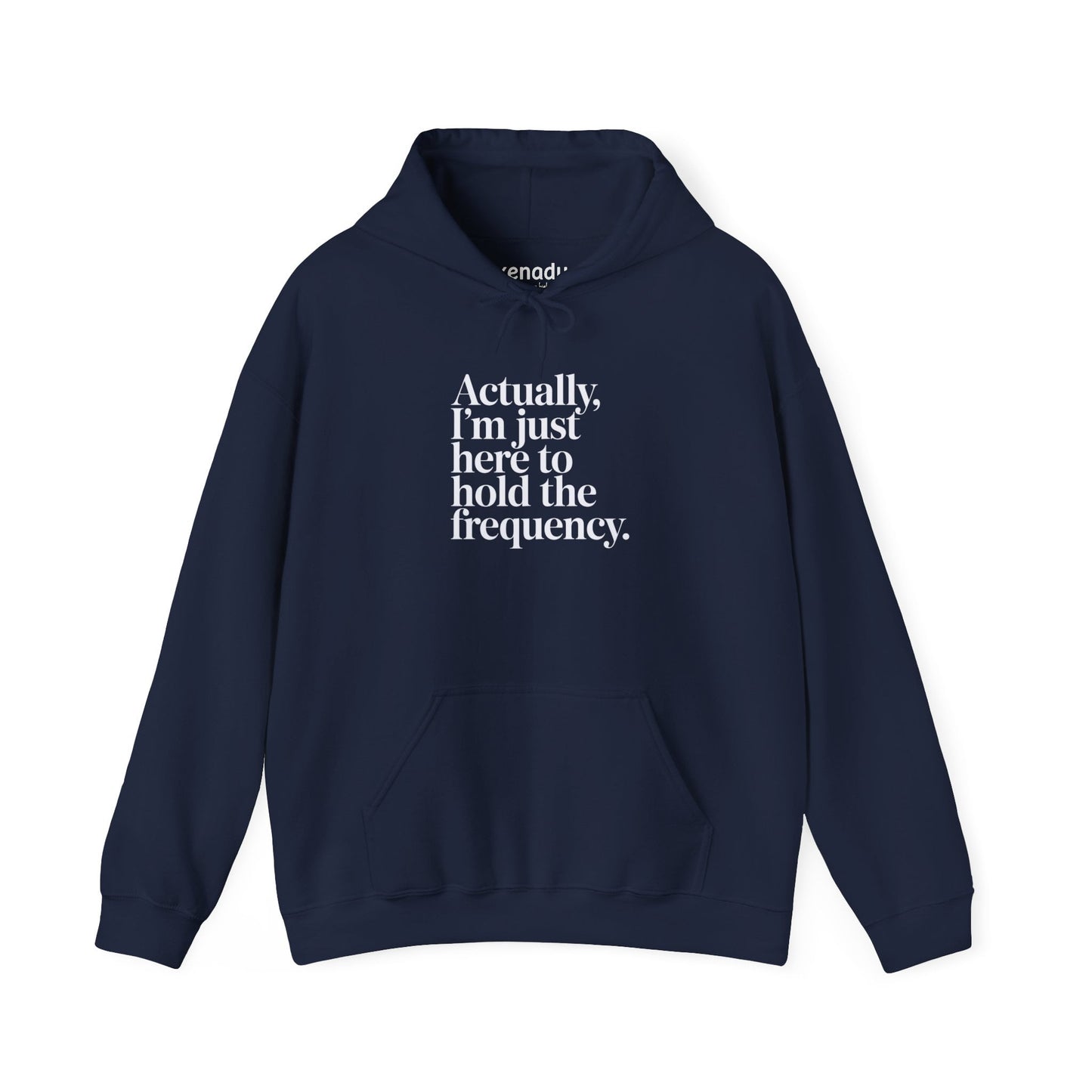 Hold the Frequency Hoodie Navy Hoodie