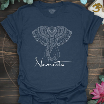 Namaste Tee Heather Navy T-Shirt