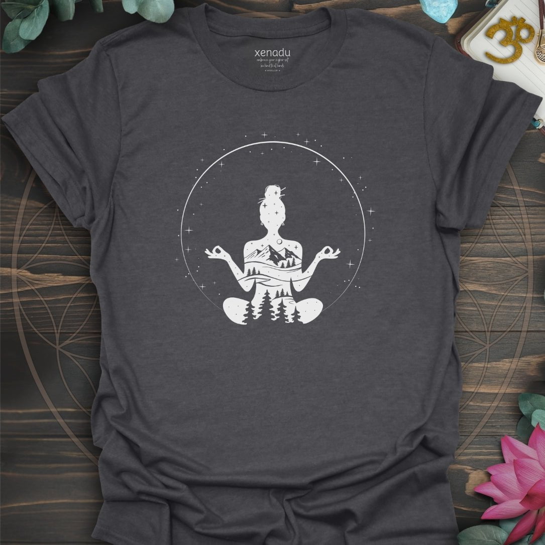 Infinite Peace Tee Dark Heather Grey T-Shirt