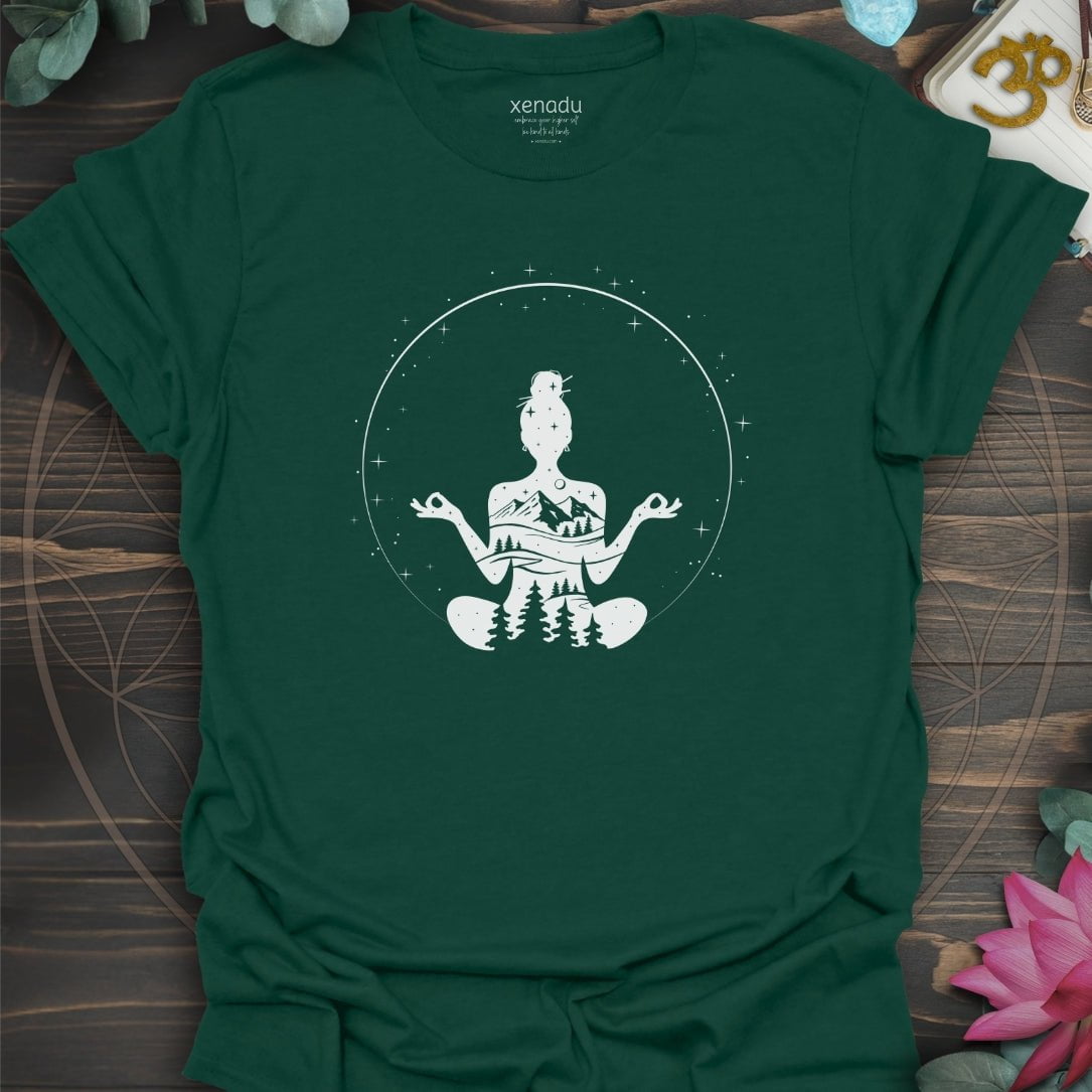 Infinite Peace Tee Forest Green T-Shirt