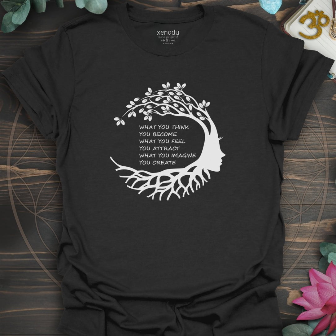 Become Attract Create Tee Black T-Shirt