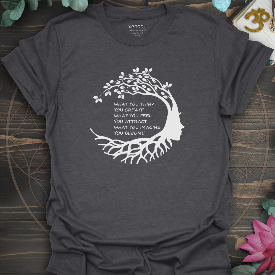 What You Think Tee Dark Heather Grey T-Shirt