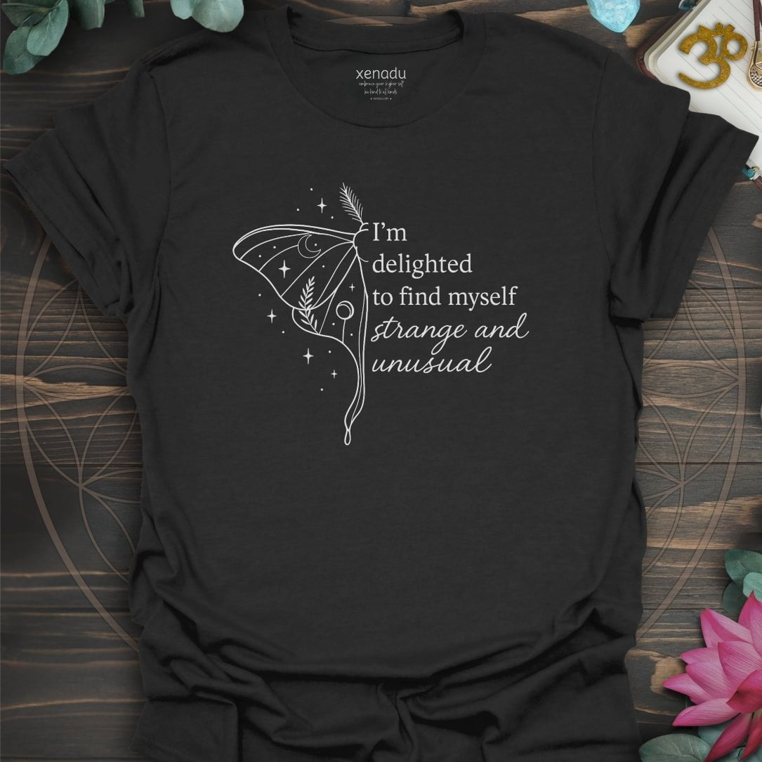 Strange and Unusual Tee Black T-Shirt