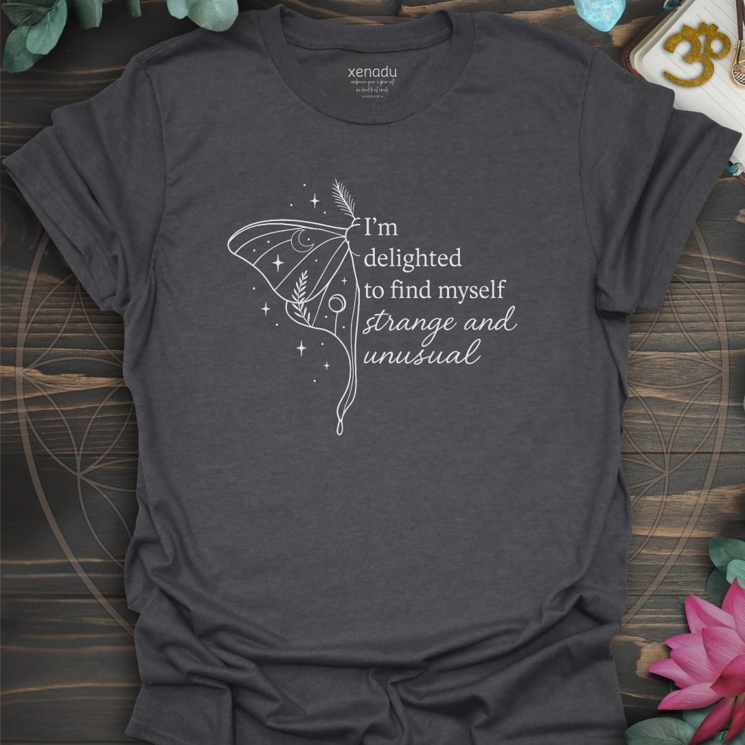 Strange and Unusual Tee Dark Heather Grey T-Shirt
