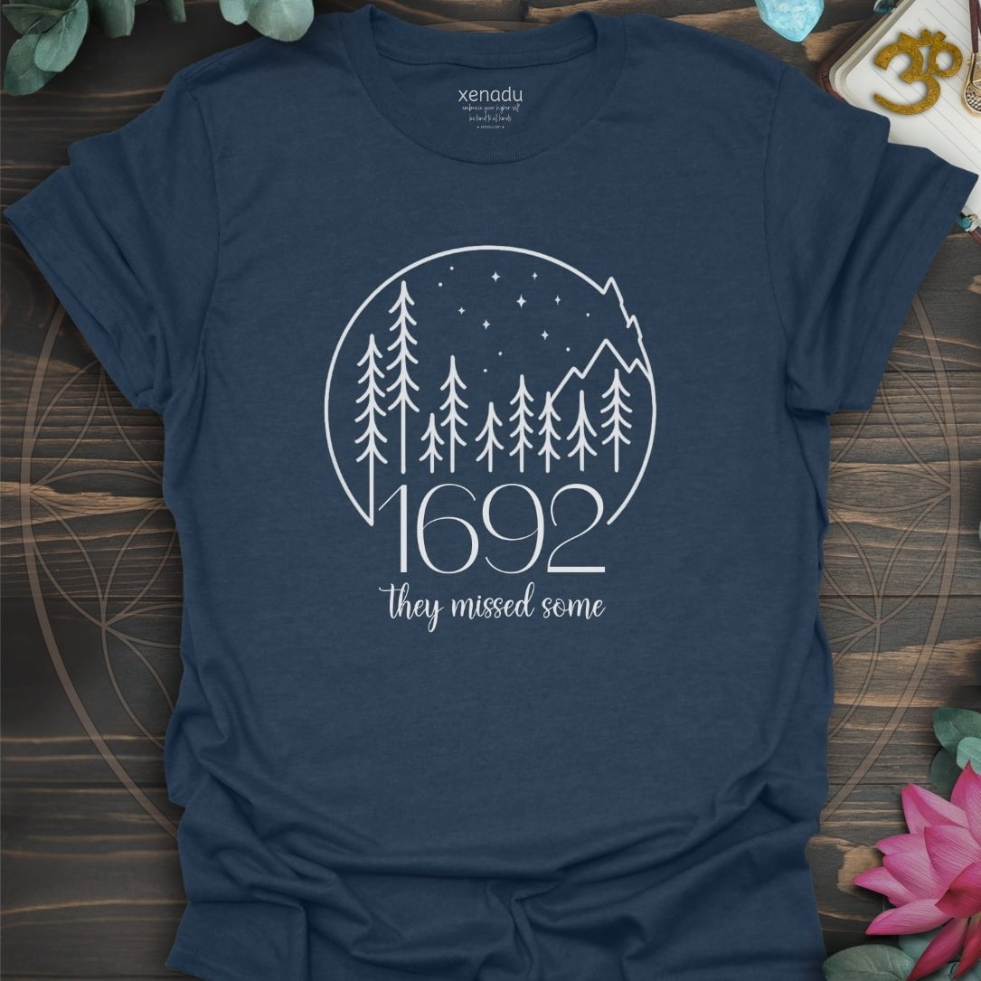 1692 They Missed Some Tee Heather Navy T-Shirt