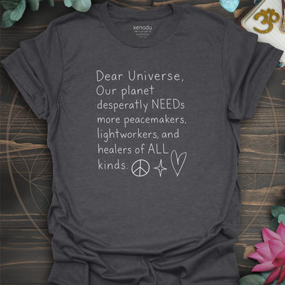 Dear Universe Tee Dark Heather Grey T-Shirt