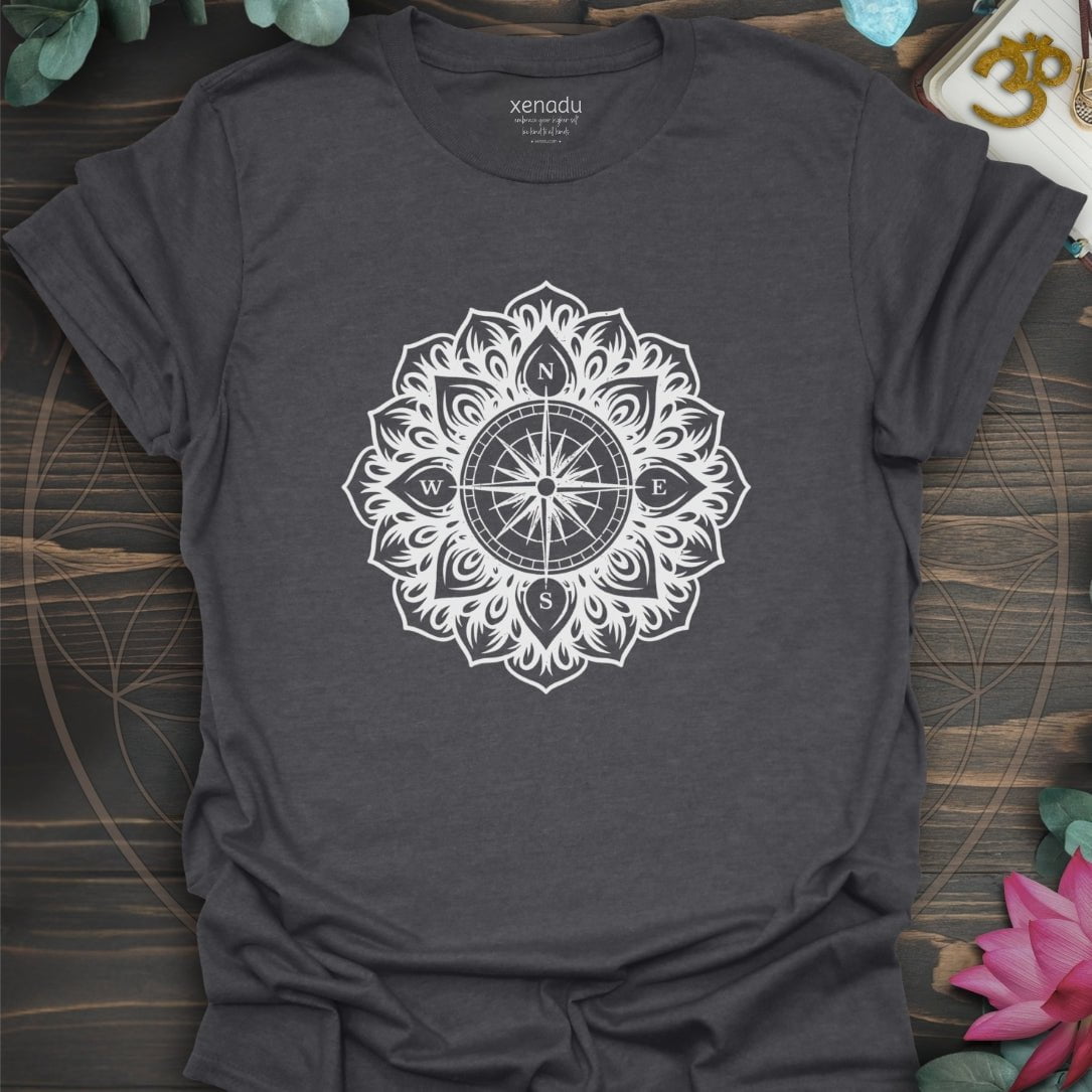 Inner Compass Tee Dark Heather Grey T-Shirt