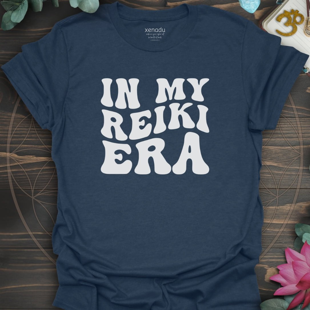 In My Reiki Era Tee Heather Navy T-Shirt