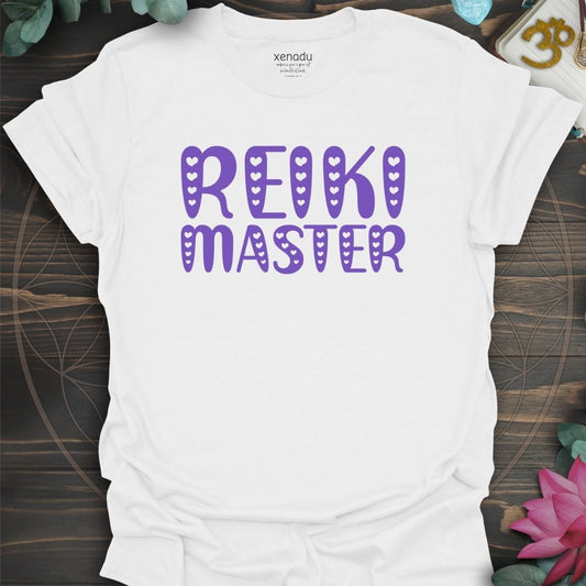 Reiki Master Hearts Tee White T-Shirt