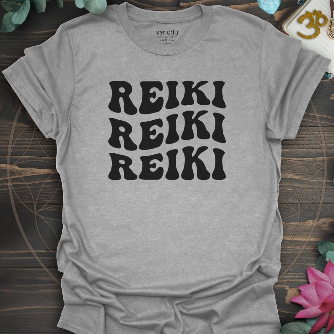 Reiki Reiki Reiki Tee Sport Grey T-Shirt